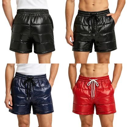 Men Warm Puffer Padded Boxer Shorts Waterproof Leak-proof Washable Soft Bottoms Diaper Cover Special Needs Adaptive Clothing