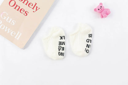 Cute Baby Anti-slip Socks Breathable Cotton Rubber Floor Boys Girls Ankle Socks Newborn Infant Toddler Kids Socks 0-7years Old