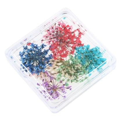 Dried Flower Nails Art Charms Japanese Charms Nails Art Decoration for Acrylic Nails Manicure Accessories
