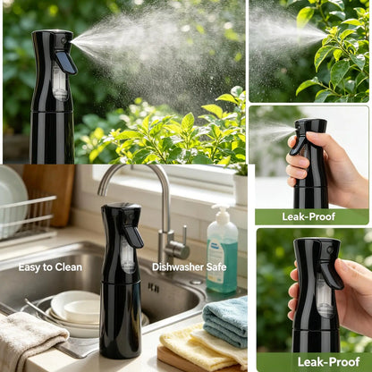 Flacon Pulvérisateur Coiffure 200 ml Bouteille d'eau Haute Pression pour Coiffeur Salon Rechargeable Atomiseur Beauté