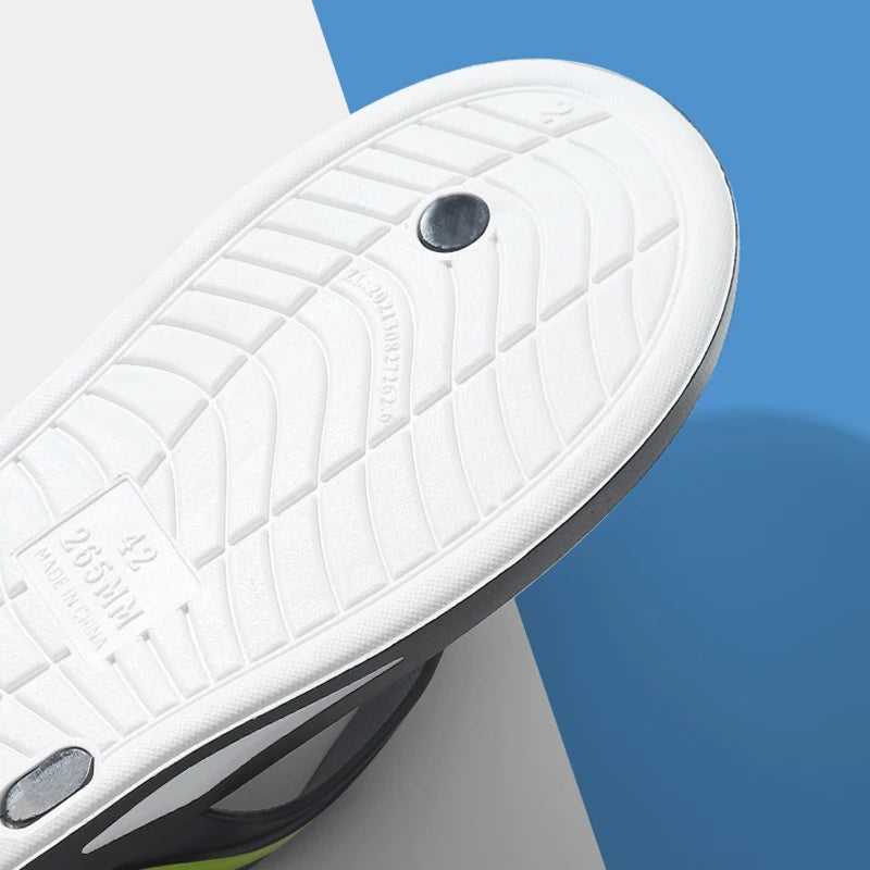 Summer Simple Outer Wear Men's Flip Flops Anti-slip Casual Beach Fashion Slippers
