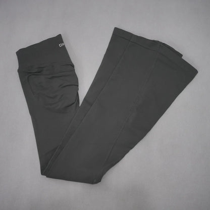 DF‑LOGO Women Seamless Flare Yoga Pants Quick Dry Breathable Butt Lifting Flared Leggings for Gym Pilates Workout Fitness