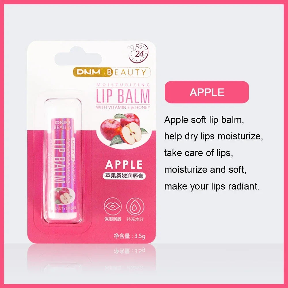 Fruit Lip Balm Winter Fashion Moisturizing Lip Oil Long-Lasting Clear Transparent Natural Aloe Lipstick Lip Care Lipstick Makeup