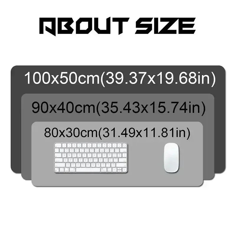 New Custom Game HD Mousepad Computer Mouse Pad XXL Playmat Non-Slip Natural Rubber Carpet Mouse Mats Desktop DIY 35x60 Mouse Pad
