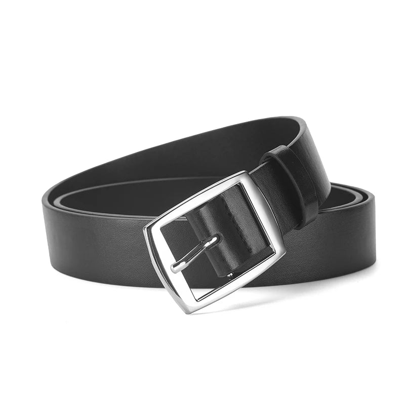 Nouvelle Ceinture de Luxe pour Hommes Ceinture en Cuir PU Boucle Ardillon en Métal Ceinture de Marque de Haute Qualité pour Jeans Grande Taille
