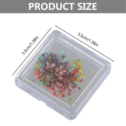 Dried Flower Nails Art Charms Japanese Charms Nails Art Decoration for Acrylic Nails Manicure Accessories