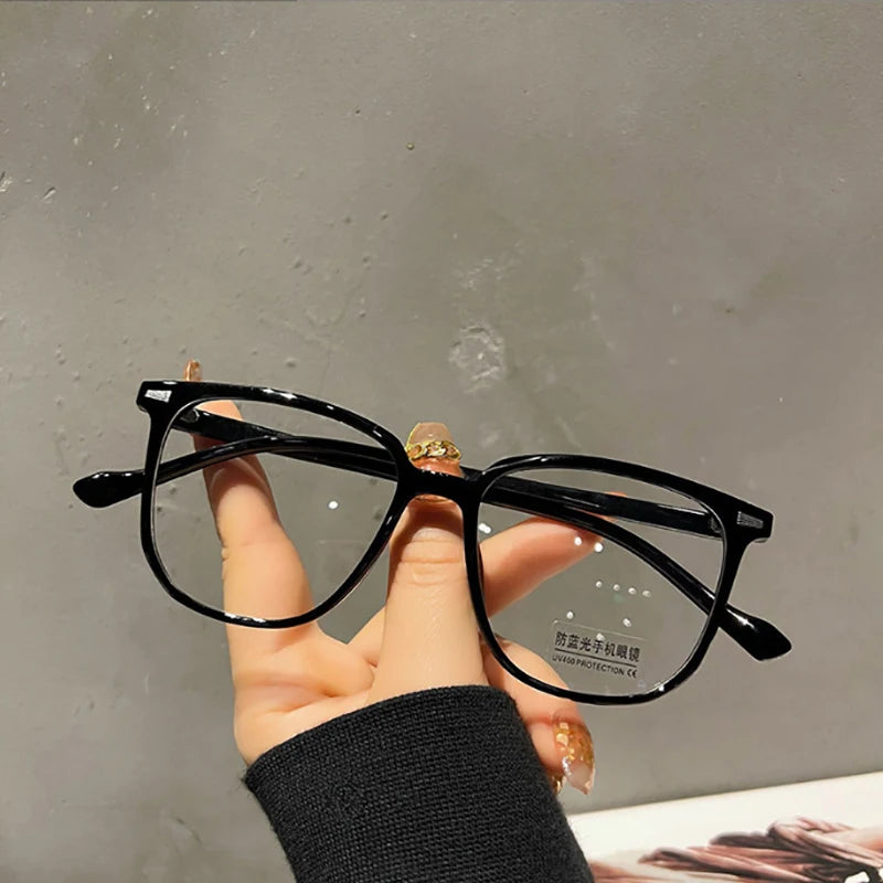 New Unisex Round Square Glasses for Men Women Myopia glasses Glasses Plain Glasses Nearsighted Eyewear Glasses -1.0 -2.5 -2