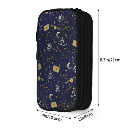New H-HP-P Harrys Potters Pencil Cases  Pencil Pouch Pen Holder for Girl Boy Large Storage Bags Office Gifts Accessories