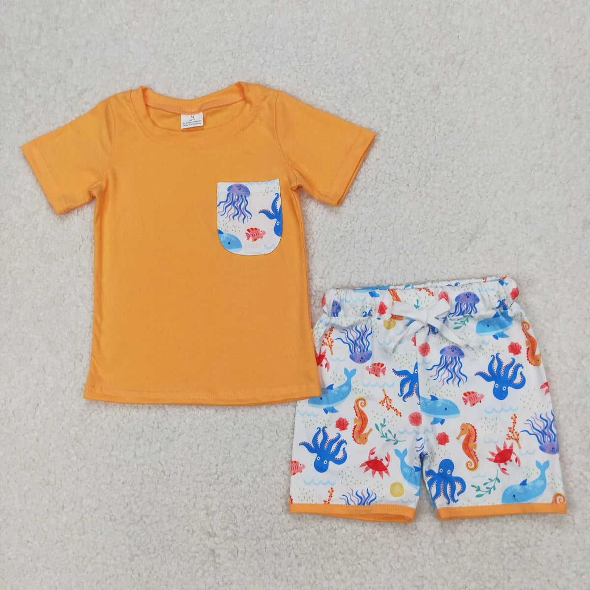 4.21y RTS Western Boys CAMO MAMA'S BOY Vintage Short Sleeve Back to School Pantsuit Children Outfits for Boys