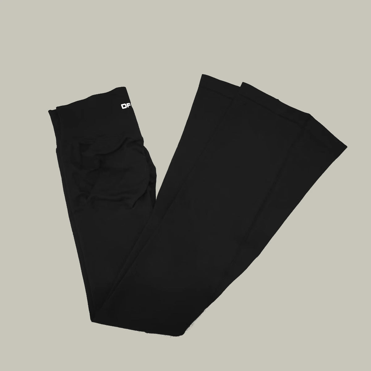 DF‑LOGO Women Seamless Flare Yoga Pants Quick Dry Breathable Butt Lifting Flared Leggings for Gym Pilates Workout Fitness