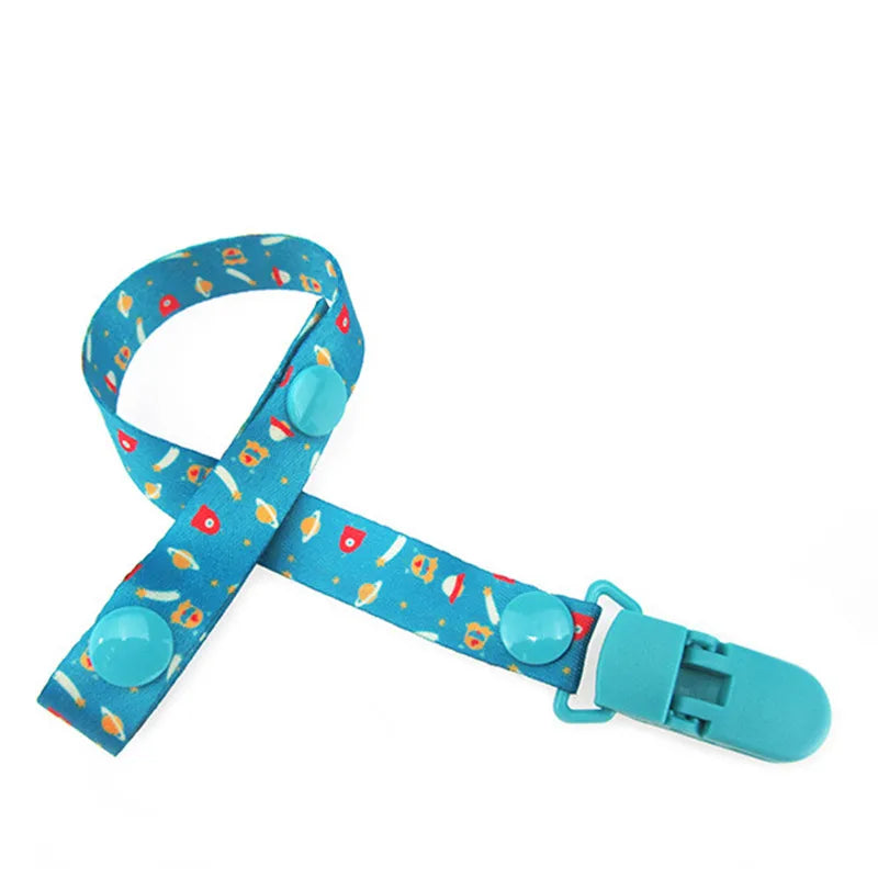 Adjust Baby Pacifier Clip Chain Ribbon Dummy Holder Chupetas Soother Pacifier Clips Leash Strap Nipple Holder for Infant Feeding