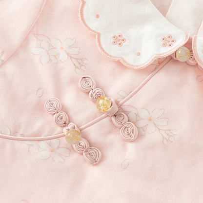 Dave Bella Princess Floral Dress for Girls Baby Children 2025 New Autumn Sweet Gentle Fashion Casual Party Outdoor DB3241829