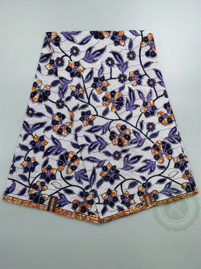 Prevalent African Wax Print Ankara Fabrics 100% Cotton Nigerian Style Patchwork Sewing Guaranteed Veritable Real Wax For Dresses