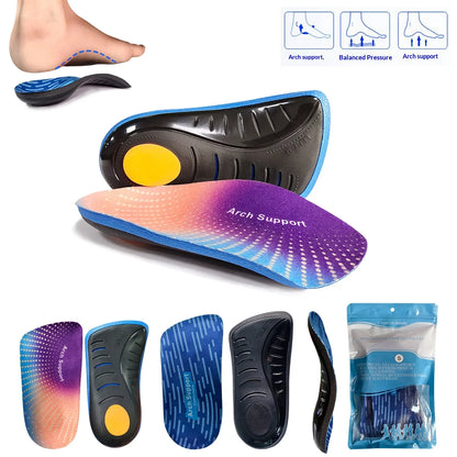 New  Arch Support Pad For Plantar Fasciitis Feet Care Insoles Orthopedic Insoles Orthotics Flat Foot Health Sole Pad Insert