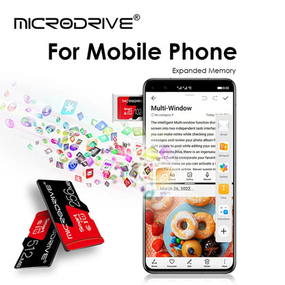 Flash Drive Card 256MB V10 Micro Memory Card 512MB 1024MB 2048MB 4GB TF Card 4K Class 6 Mini SD Card for Phone