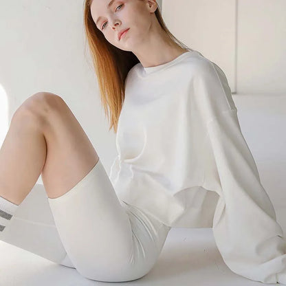 Sweat à capuche oversize en coton pour femmes, décontracté, ample, à manches longues, tenues d'automne, Sudaderas Con Capucha