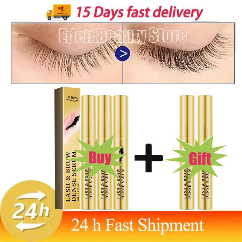 Fast Eyelash Growth Serum 7 Days Natural Eyelash Enhancer Longer Fuller Thicker Curling Lash Treatment Eye Care Products Makeup