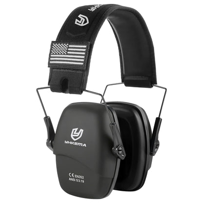 YHKEMA Tactical headset ear protection shooting headphones for hunting Hearing earmuff Noise reduction 25db earmuffs Silicone