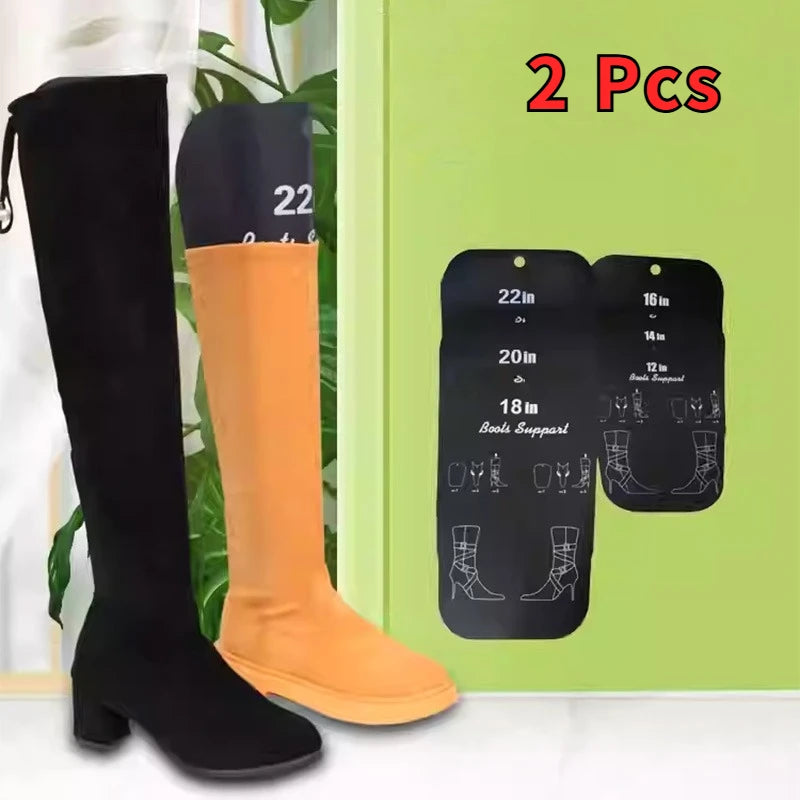 2Pcs Boot Shaper Stands Form Inserts Tall Boot Support Keep Boots Tube Shape for Women Men Plastic Long boots support