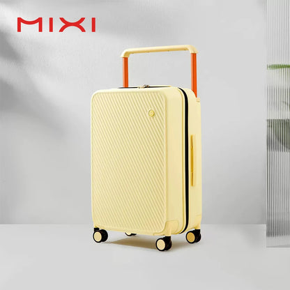 Mixi Magnifique Valise à Grande Poignée 24" Bagage de Voyage Roues Femme Homme 20" Bagage Cabine Coque Rigide Design Breveté M9276