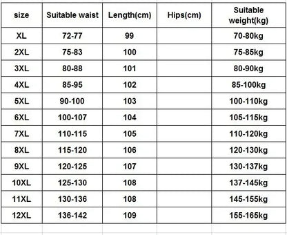 Plus size 8XL 11XL 12xl middle-aged men's summer thin elastic band high waist cotton casual trousers Dad oversize 9XL 8XL 7XL