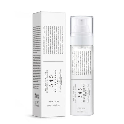 Crème Visage 345 Soin Coréen Adoucissante Hydratante Réparatrice Douce Adaptée Aux Peaux Sensibles