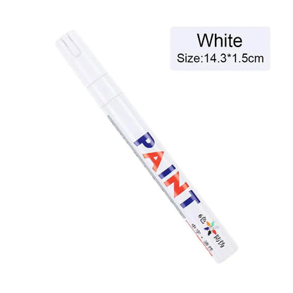 3 Marqueurs Peinture Blancs, Stylos Peinture Étanche à Base d'Huile pour Pneus de Voiture, Séchage Rapide et Permanent