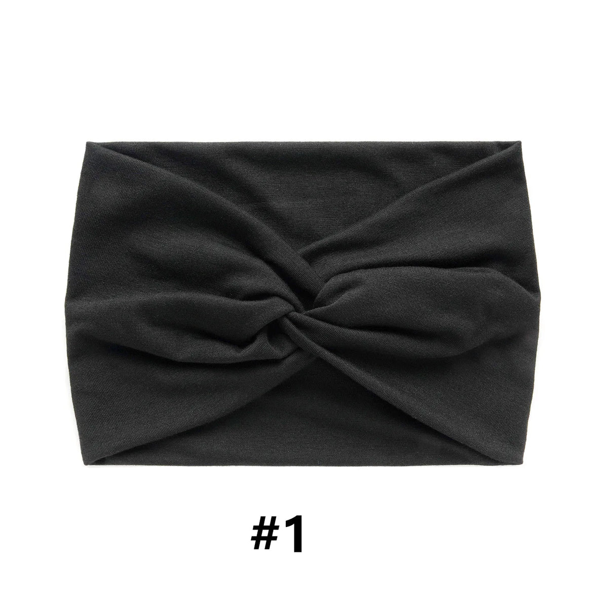 Wide Headbands for Women Large Turban Headwrap Boho Hairband Twisted Head Bands Sport Workout Stretch Non-slip Hair Accessories