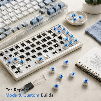 20/50/100pcs Keyboard Switch Keyboard Clicker Key 3 Pin Tactile Switch For Replacement Mechanical Keyboard Accessories