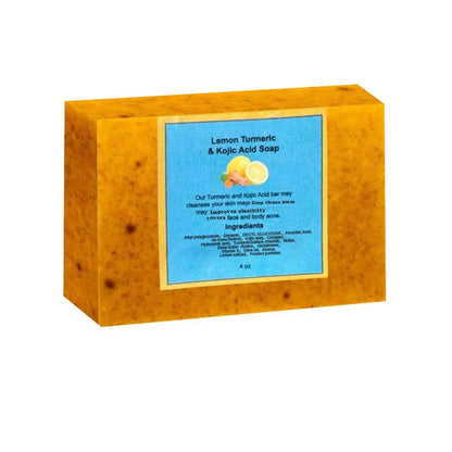 Savon au curcuma et citron / Coussin nettoyant / Crème visage / Sérum - Gamme de produits de soin au curcuma pour éclaircir le teint et nourrir tous les types de peau