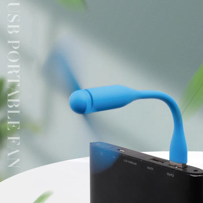 Mini ventilateur portable et flexible pour banque d'alimentation, ordinateur portable, été, voyage, refroidissement, gadgets USB pour téléphone portable