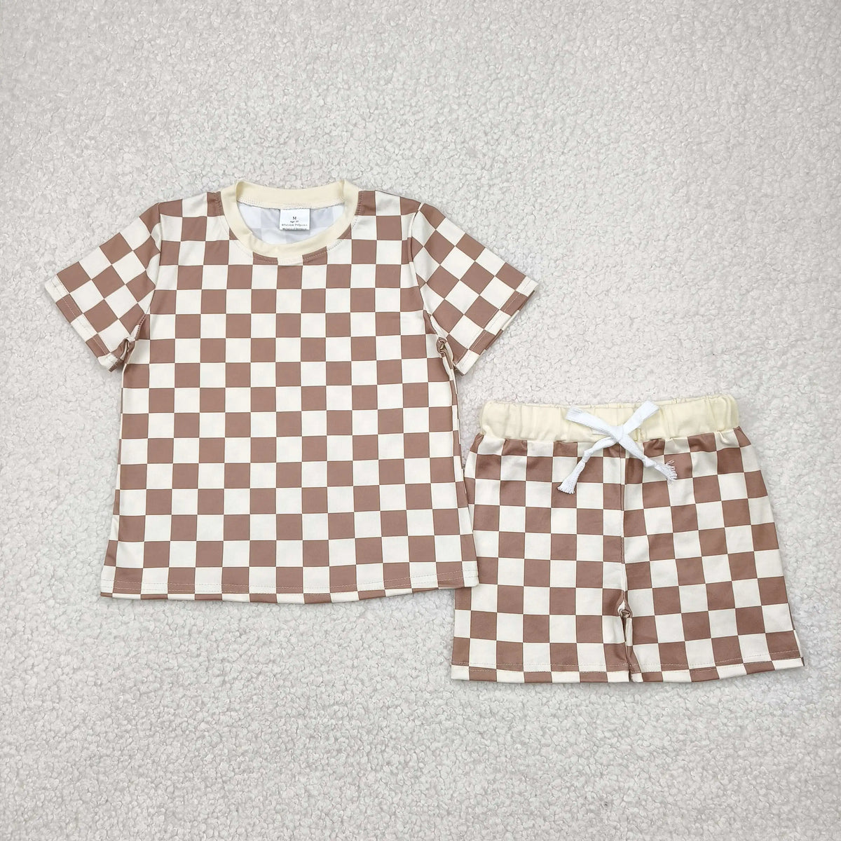 4.21y RTS Western Boys CAMO MAMA'S BOY Vintage Short Sleeve Back to School Pantsuit Children Outfits for Boys