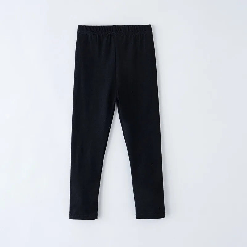 Leggings fille pour le printemps et l'été, adaptés pour être portés à l'extérieur. Ce sont des pantalons longs, minces et ajustés pour enfants.