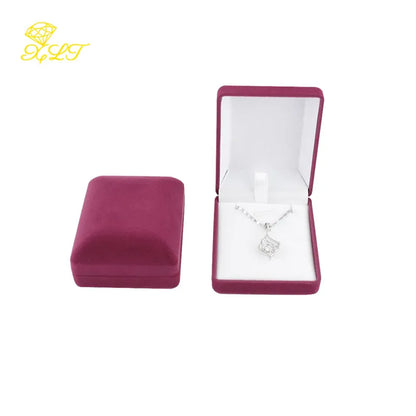 1 boîte à bijoux pour pendentif, boîte cadeau de présentation de bijoux, emballage de pendentif, boîte de rangement, porte-collier, boîte de rangement pour pendentif