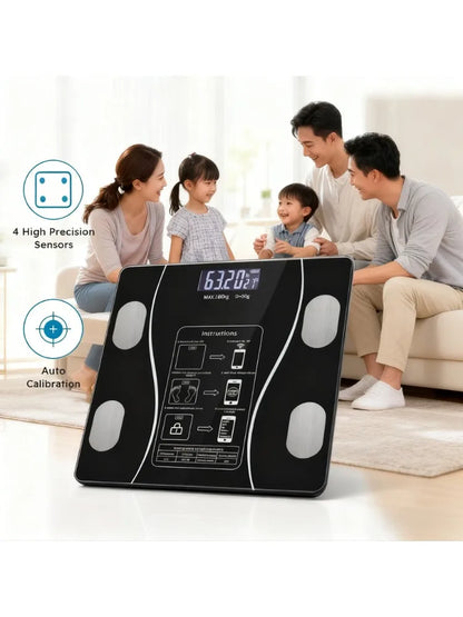 Nouvelle balance de graisse corporelle USB, balance de graisse domestique intelligente et précise, balance corporelle adulte, petite balance électronique, balance de pesée corporelle
