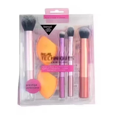 Lot de 8 pinceaux de maquillage professionnels – Poils synthétiques doux et de qualité supérieure, sans cruauté envers les animaux, faciles à nettoyer, pour fond de teint, fard à joues, fard à paupières, cosmétiques