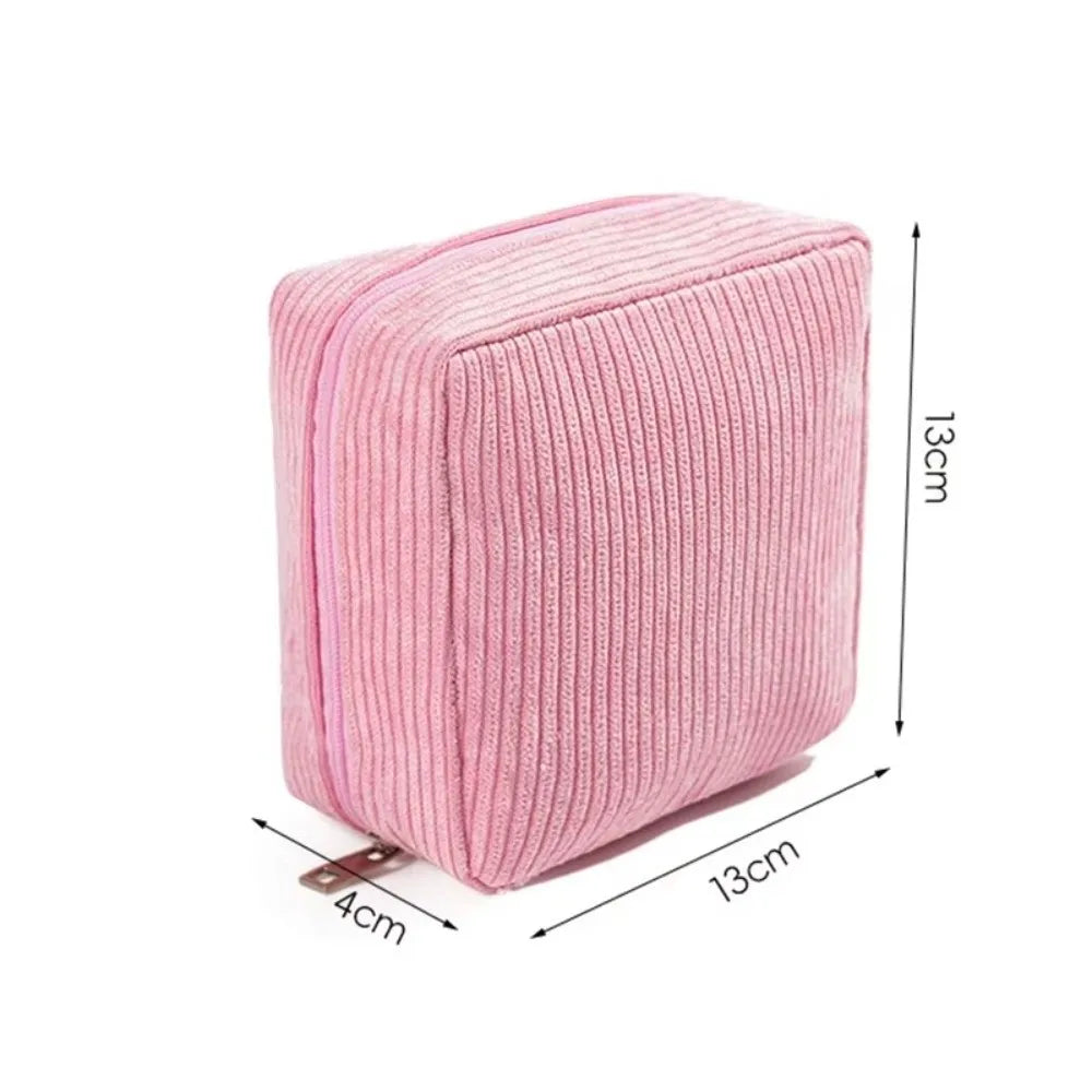 Large Capacity Sanitary Pads Bag Cosmetics Lipstick Storage Bag Cosmetic Bag Multipurpose Mini Data Cables Organizer Travel
