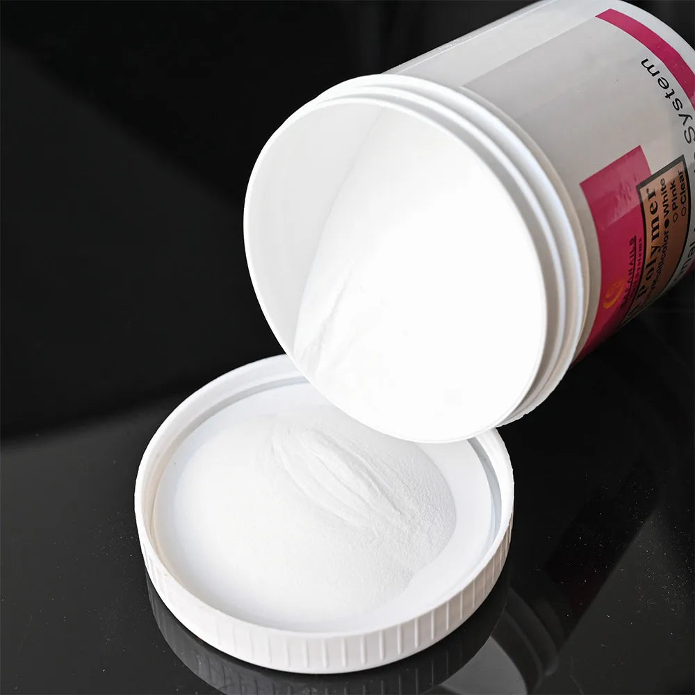 1Bottle Nail Acrylic Powder Clear Pink White Carving Crystal Polymer Professional Nails Art Extension Dipping Dust Long-Last *1