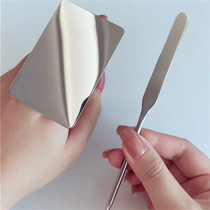2PC Stainless Steel Palette Tray Rod Set Makeup Tool