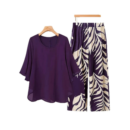 2 Piece Women Sets 2026 New Plus Size Autumn Winter Matching Big Size Two Pieces Sets Top And Pants Suits Outfits Clothing