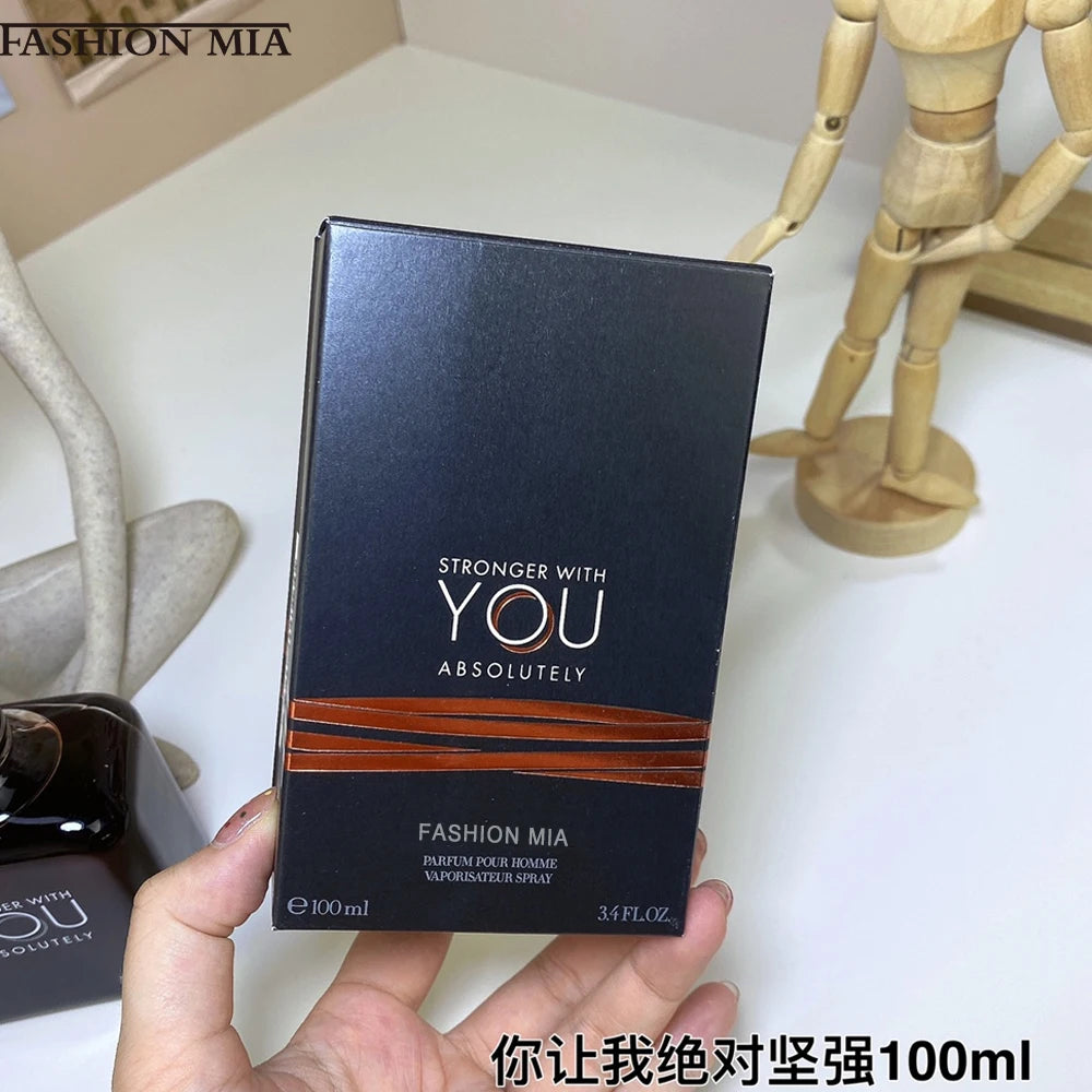 100ml Parfum homme Stronger With You Intensely de haute qualité, longue durée, boisé, atomiseur corporel, cadeaux
