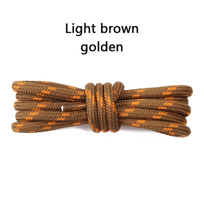Round Solid Shoelaces for Sneakers Outdoor Hiking Boots Tooling Sports Shoe Laces Adult Kids Flower Dots Shoelace for Woman Man
