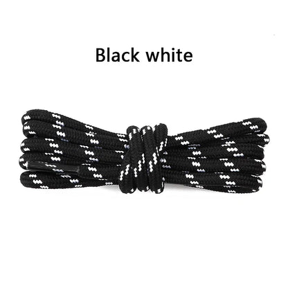 Round Solid Shoelaces for Sneakers Outdoor Hiking Boots Tooling Sports Shoe Laces Adult Kids Flower Dots Shoelace for Woman Man