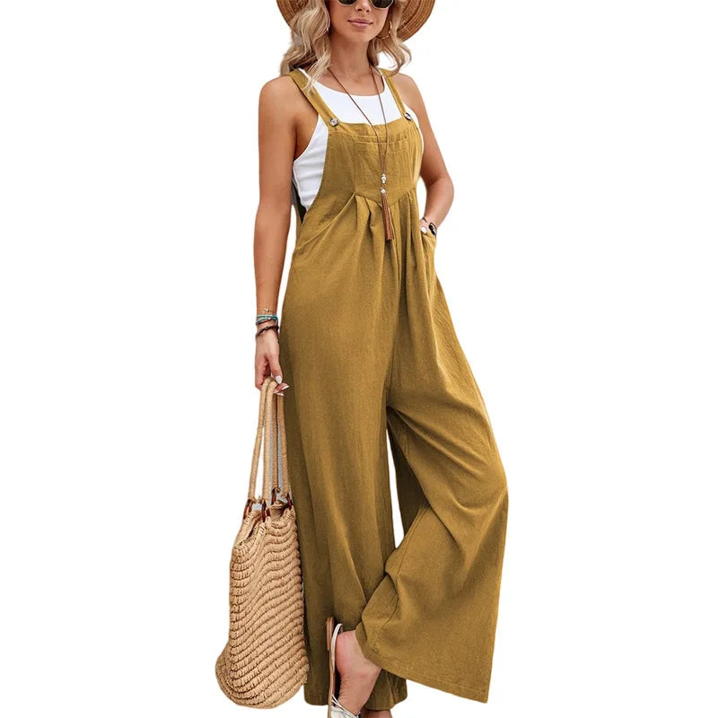 Jumpsuits Women Harajuku Yellow Young Denim Slim Street Wear Prevalent All-match Teens BF Kawaii Gentle Chic Combinaison Femme
