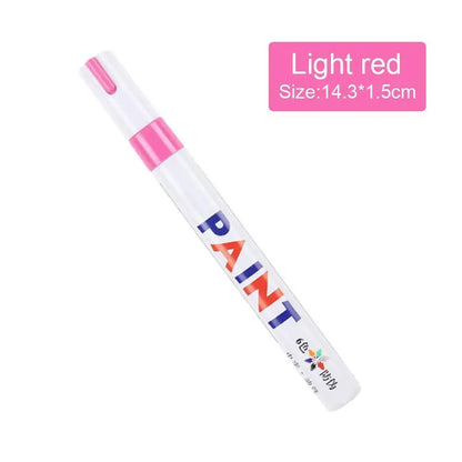 3 Marqueurs Peinture Blancs, Stylos Peinture Étanche à Base d'Huile pour Pneus de Voiture, Séchage Rapide et Permanent