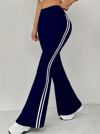 Women's Slim Casual Flare Pants Hight Waist Fashin Micro Pull Trousers 2025 Spring Summen Female Outfit Pant Street Chic Clothes
