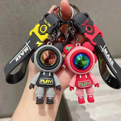 Astronauts Keyring Couple Doll Pendant Bag Keychain Pendant
