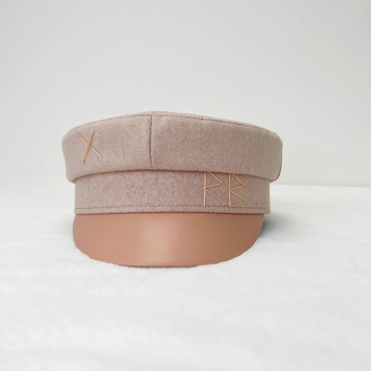 Winter Ladies Luxury Design Brand Octagonal Cap Letter Military Cap Pink Khaki Newsboy Hat Fall Baker Boy Cap Designer Cap