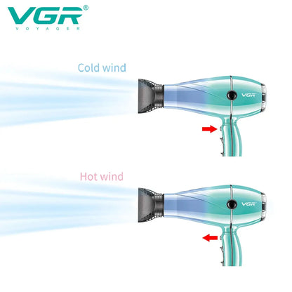 VGRV-452 sèche-cheveux professionnel 2000-2400W super puissant pour dortoir et maison, soin capillaire aux ions négatifs, coiffure et séchage rapide