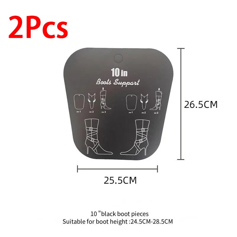 2Pcs Boot Shaper Stands Form Inserts Tall Boot Support Keep Boots Tube Shape for Women Men Plastic Long boots support